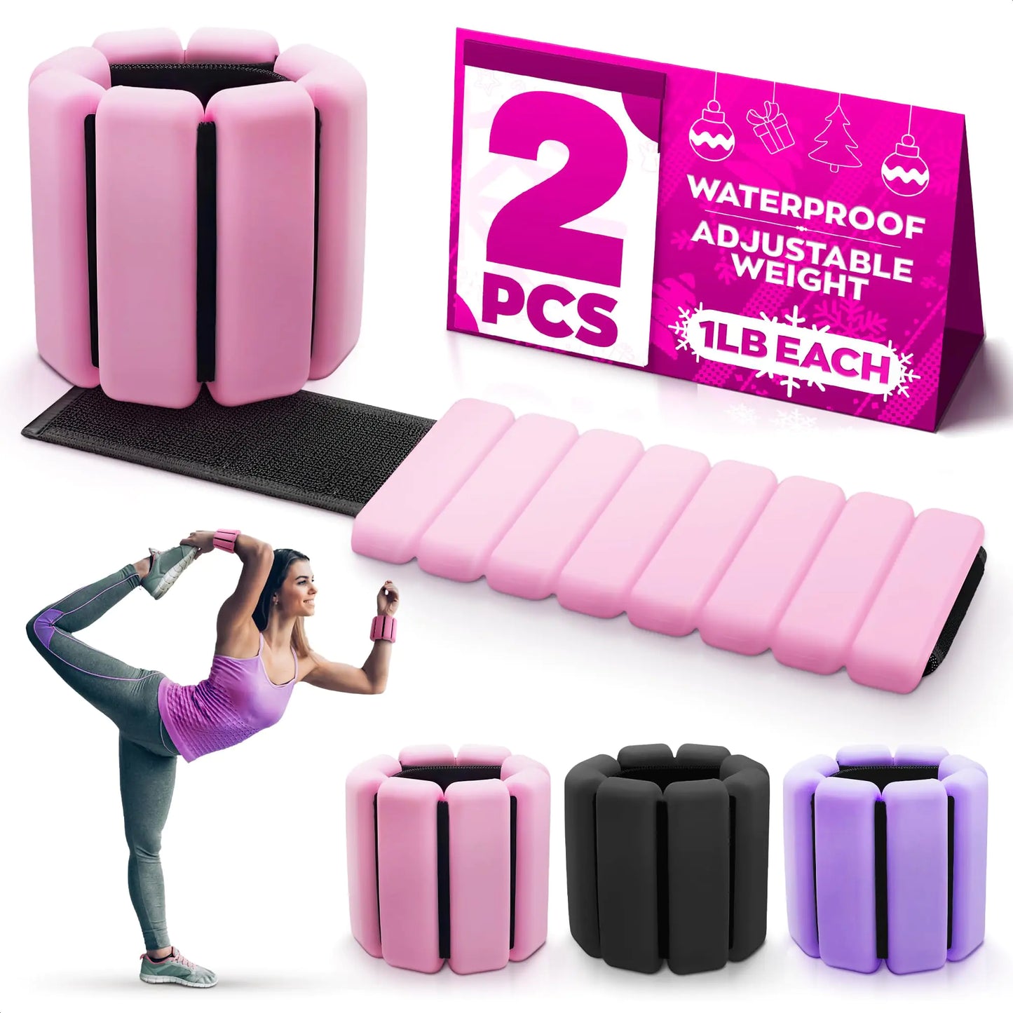 Pilates Ankle Weights 2 Lbs/1Lb